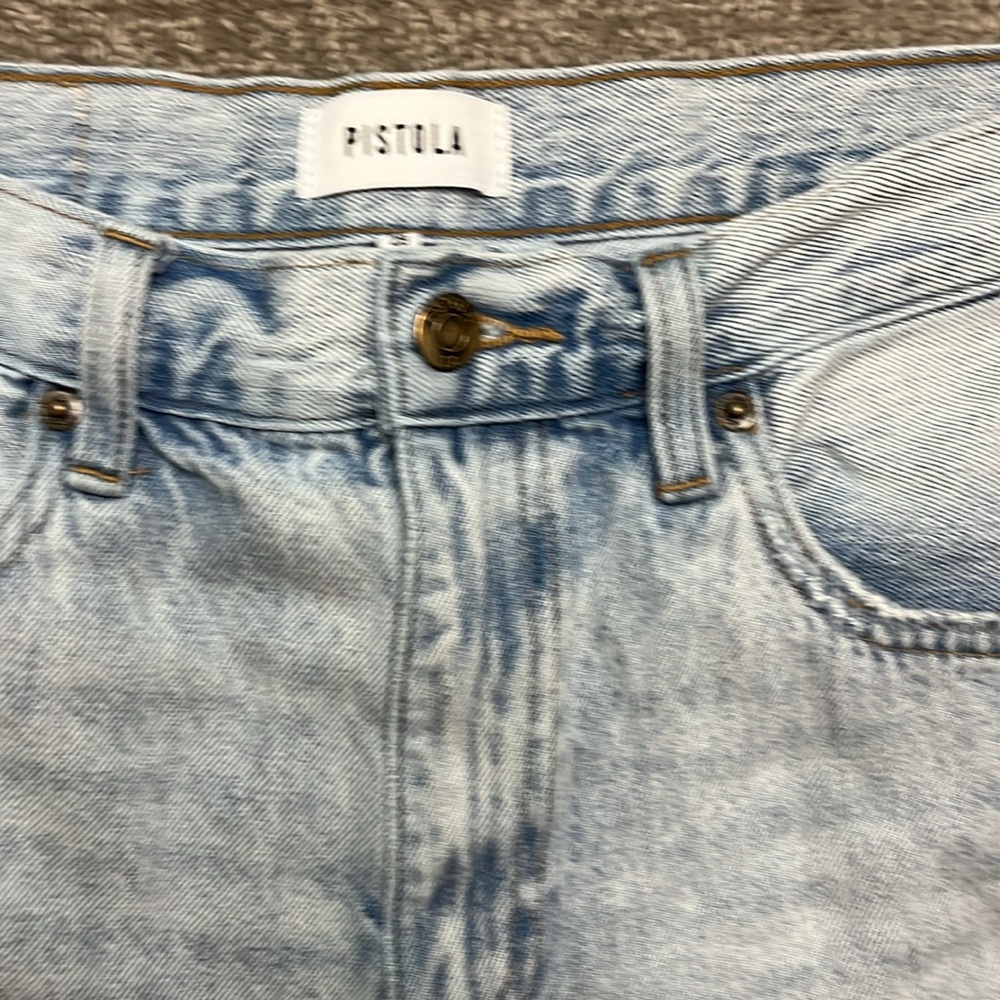 Pistola Acid-Wash High Rise Straight Leg Jeans Size 29 - Picture 2 of 10